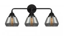 Innovations Lighting 288-3W-BK-G173-LED - Fulton - 3 Light - 25 inch - Matte Black - Bath Vanity Light