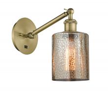 Innovations Lighting 317-1W-AB-G116-LED - Cobbleskill - 1 Light - 5 inch - Antique Brass - Sconce