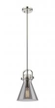 Innovations Lighting 410-1SS-PN-G411-8SM - Newton Cone - 1 Light - 8 inch - Polished Nickel - Mini Pendant