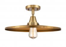 Innovations Lighting 447-1C-BB-MFR-BB-16-LED - Appalachian - 1 Light - 16 inch - Brushed Brass - Flush Mount