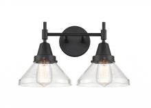  447-2W-BK-G4474 - Caden - 2 Light - 17 inch - Matte Black - Bath Vanity Light