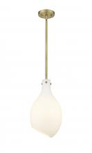 Innovations Lighting 493-1S-BB-G551-9-LED - Norwalk - 1 Light - 9 inch - Brushed Brass - Stem hung - Mini Pendant