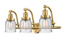 Innovations Lighting 515-3W-SG-G54 - Bell - 3 Light - 28 inch - Satin Gold - Bath Vanity Light