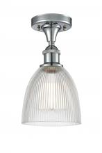 Innovations Lighting 516-1C-PC-G382-LED - Castile - 1 Light - 6 inch - Polished Chrome - Semi-Flush Mount