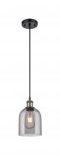 Innovations Lighting 516-1P-BAB-G558-6SM - Bella - 1 Light - 6 inch - Black Antique Brass - Cord hung - Mini Pendant