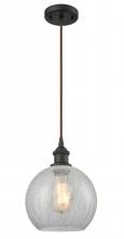 Innovations Lighting 516-1P-OB-G122 - Athens - 1 Light - 8 inch - Oil Rubbed Bronze - Cord hung - Mini Pendant