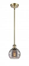  516-1S-AB-G556-6SM - Rochester - 1 Light - 6 inch - Antique Brass - Mini Pendant