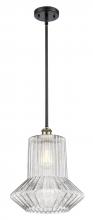  516-1S-BAB-G212 - Springwater - 1 Light - 12 inch - Black Antique Brass - Mini Pendant