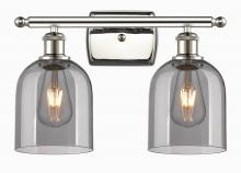 Innovations Lighting 516-2W-PN-G558-6SM - Bella - 2 Light - 16 inch - Polished Nickel - Bath Vanity Light