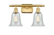 Innovations Lighting 516-2W-SG-G2812-LED - Hanover - 2 Light - 16 inch - Satin Gold - Bath Vanity Light