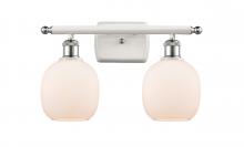 Innovations Lighting 516-2W-WPC-G101-LED - Belfast - 2 Light - 16 inch - White Polished Chrome - Bath Vanity Light