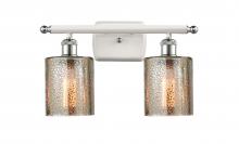 Innovations Lighting 516-2W-WPC-G116-LED - Cobbleskill - 2 Light - 15 inch - White Polished Chrome - Bath Vanity Light