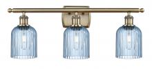 Innovations Lighting 516-3W-AB-G559-5BL - Bridal Veil - 3 Light - 25 inch - Antique Brass - Bath Vanity Light