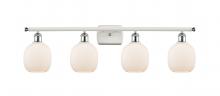 Innovations Lighting 516-4W-WPC-G101-LED - Belfast - 4 Light - 36 inch - White Polished Chrome - Bath Vanity Light