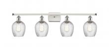 Innovations Lighting 516-4W-WPC-G292-LED - Salina - 4 Light - 36 inch - White Polished Chrome - Bath Vanity Light