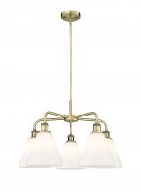 Innovations Lighting 516-5CR-AB-GBC-81 - Berkshire - 5 Light - 26 inch - Antique Brass - Chandelier