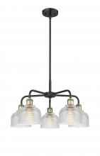 Innovations Lighting 516-5CR-BAB-G412 - Dayton - 5 Light - 24 inch - Black Antique Brass - Chandelier