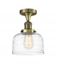 Innovations Lighting 517-1CH-AB-G713 - Bell - 1 Light - 8 inch - Antique Brass - Semi-Flush Mount