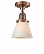 Innovations Lighting 517-1CH-AC-G61 - Cone - 1 Light - 7 inch - Antique Copper - Semi-Flush Mount