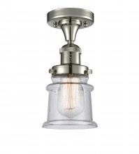 Innovations Lighting 517-1CH-PN-G184S-LED - Canton - 1 Light - 6 inch - Polished Nickel - Semi-Flush Mount