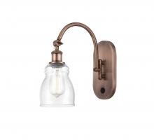 Innovations Lighting 518-1W-AC-G394-LED - Ellery - 1 Light - 5 inch - Antique Copper - Sconce