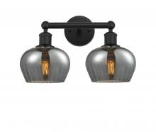 Innovations Lighting 616-2W-BK-G93 - Fenton - 2 Light - 16 inch - Matte Black - Bath Vanity Light