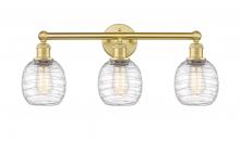  616-3W-SG-G1013 - Belfast - 3 Light - 24 inch - Satin Gold - Bath Vanity Light