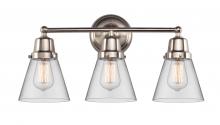 Innovations Lighting 623-3W-SN-G62 - Cone - 3 Light - 22 inch - Brushed Satin Nickel - Bath Vanity Light