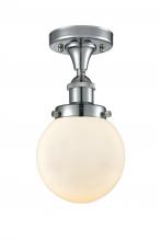 Innovations Lighting 916-1C-PC-G201-6-LED - Beacon - 1 Light - 6 inch - Polished Chrome - Semi-Flush Mount