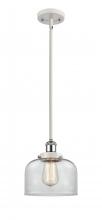 Innovations Lighting 916-1S-WPC-G72-LED - Bell - 1 Light - 8 inch - White Polished Chrome - Mini Pendant