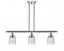  916-3I-PC-G54-LED - Bell - 3 Light - 36 inch - Polished Chrome - Stem Hung - Island Light