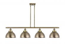 Innovations Lighting 916-4I-AB-MFD-10-AB-LED - Derby - 4 Light - 48 inch - Antique Brass - Stem Hung - Island Light