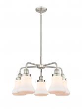  916-5CR-SN-G191 - Bellmont - 5 Light - 25 inch - Satin Nickel - Chandelier