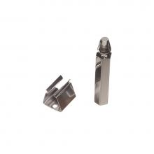 Colonial Bronze 103M-15 - Brass Shutter Holder, Bullet and Clip, for Masonry Installation Hand Finished in Satin Nickel