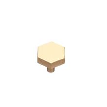 Colonial Bronze 531-15 - 1.25'' Hexagonal Cabinet Knob with straight post hand finished in Satin Nickel