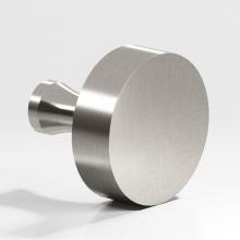 Colonial Bronze 112-15 - 1.5'' diameter Round Cabinet Knob with flared post hand finished in Satin Nickel