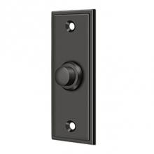 Deltana BBS333U10B - Bell Button, Rectangular Contemporary