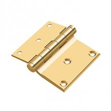 Deltana DHS3035CR003 - 3'' x 3-1/2'' Half Surface Hinge