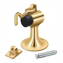 Deltana DSF444CR003 - Cement Floor Mount Bumper w/ Holder, Solid Brass