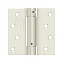 Deltana DSH44USPW - 4'' x 4'' Spring Hinge, UL Listed