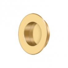 Deltana FP178CR003 - Flush Pull, Round, HD, 1-7/8'', Solid Brass