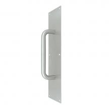 Deltana PPH4016U32D - Pull Plate with Handle 4'' x 16'' S/S