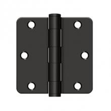 Deltana S35R4HD10B - 3-1/2'' x 3-1/2'' x 1/4'' Radius Hinge, HD