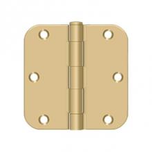 Deltana S35R54 - 3-1/2'' x 3-1/2'' x 5/8'' Radius Hinge, Residential Thickness