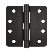 Deltana S44R4HDN10B - 4'' x 4'' x 1/4'' Radius Hinge, HD