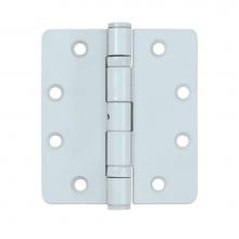 Deltana SS4540R4BNUSPW - 4-1/2'' x 4'' x 1/4'' Radius Hinge