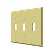 Deltana SWP4763U3 - Switch Plate, Triple Standard