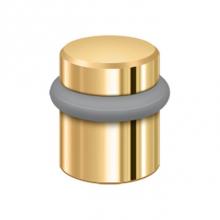 Deltana UFB4505CR003 - Round Universal Floor Bumper 1-1/2'', Solid Brass