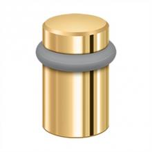 Deltana UFB5000CR003 - Round Universal Floor Bumper 2'', Solid Brass