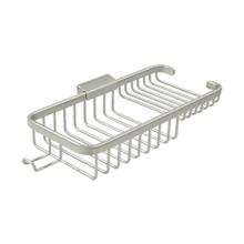 Deltana WBR1051HU15 - Wire Basket 10-3/8'', Rectangular Deep and Shallow, With Hook